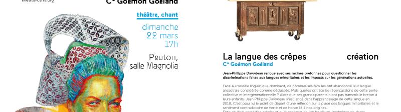 Spectacle "La langue des crêpes"…