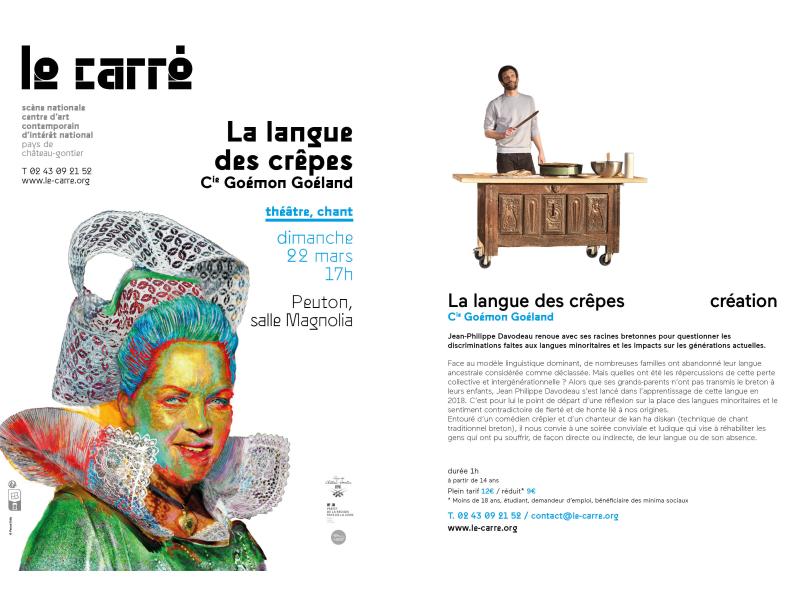 Spectacle "La langue des crêpes"…